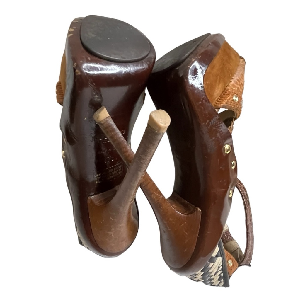 Jimmy Choo Python Khloe Kardashian Heels Platform… - image 4